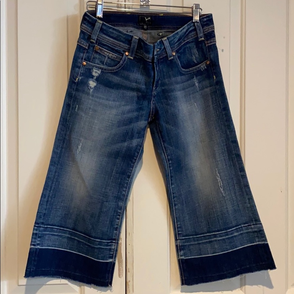 Vigors Studio cropped wide leg jeans